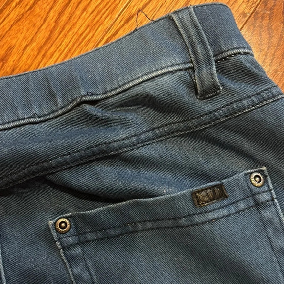 Hue 💙 Light Wash  Denim Casual jeans pants Legging Sz M - Picture 11 of 15